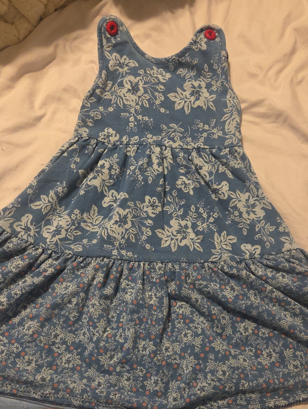 Matilda Jane Girls Blue Floral Tiered Sundress